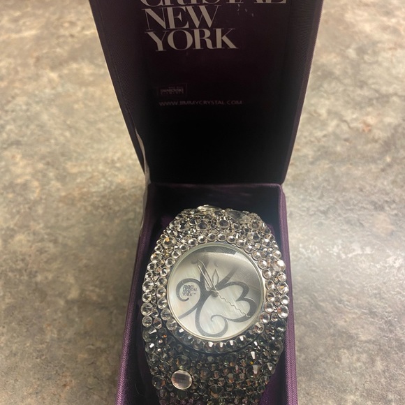 Jimmy Crystal New York - Crystal bangle watch - Picture 2 of 7